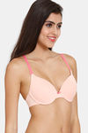 Zivame Push-Up Wired Medium Coverage Bra - Peach Pearl — thumbnail 3